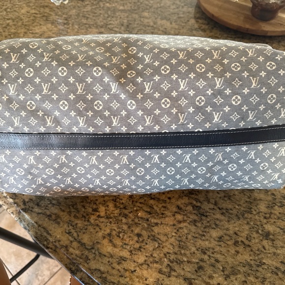 SOLD Louis Vuitton Black and Gray Monogram Satchel - Picture 5 of 5